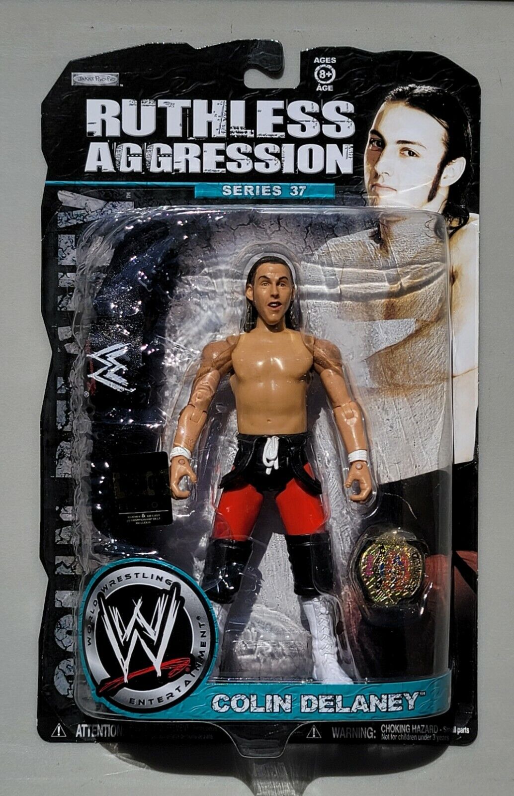 2008 WWE Jakks Pacific Ruthless Aggression Series 37 Colin Delaney