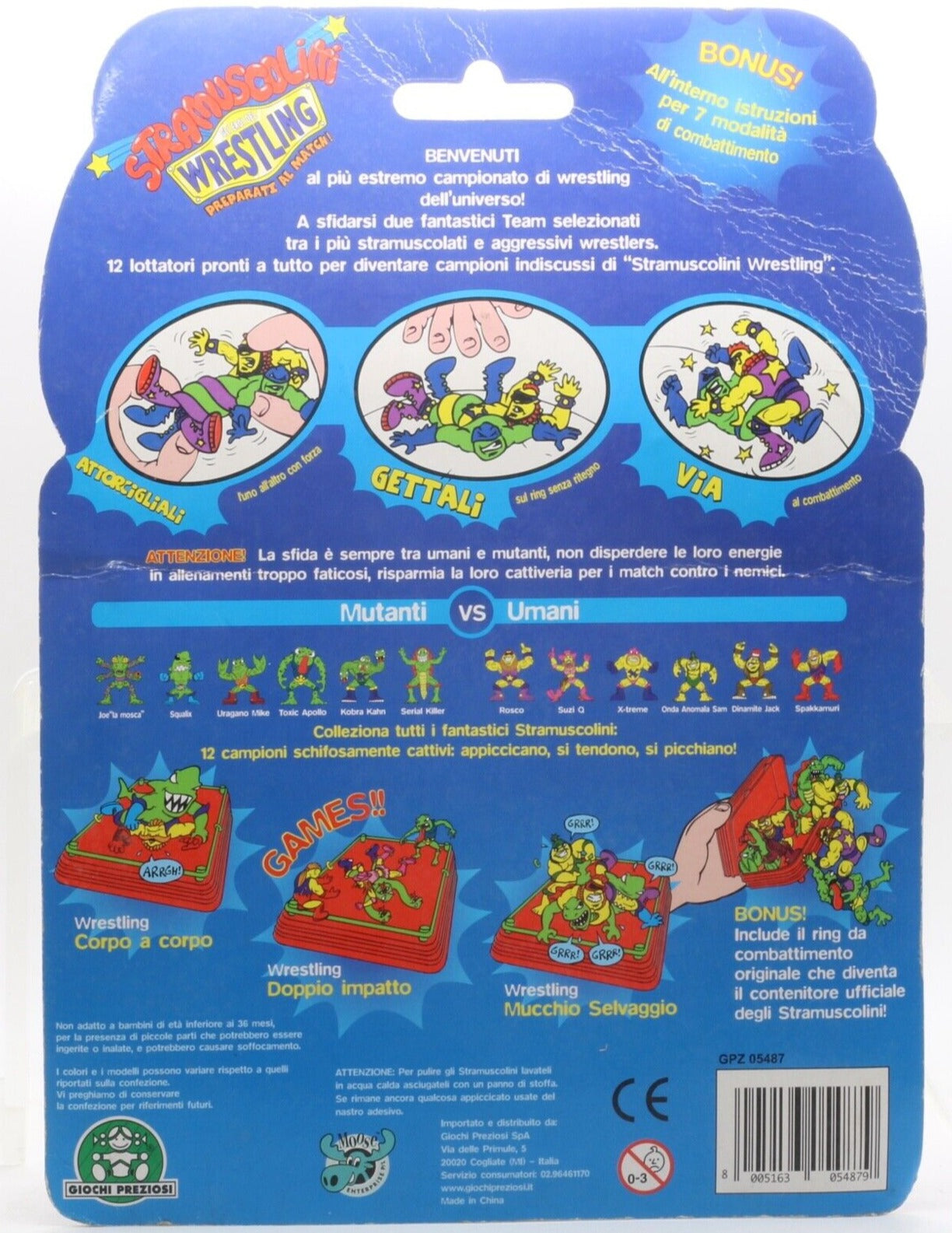 2004 Giochi Preziosi Stramuscolini Wrestling: Onda Anomala Sam vs. Squalix