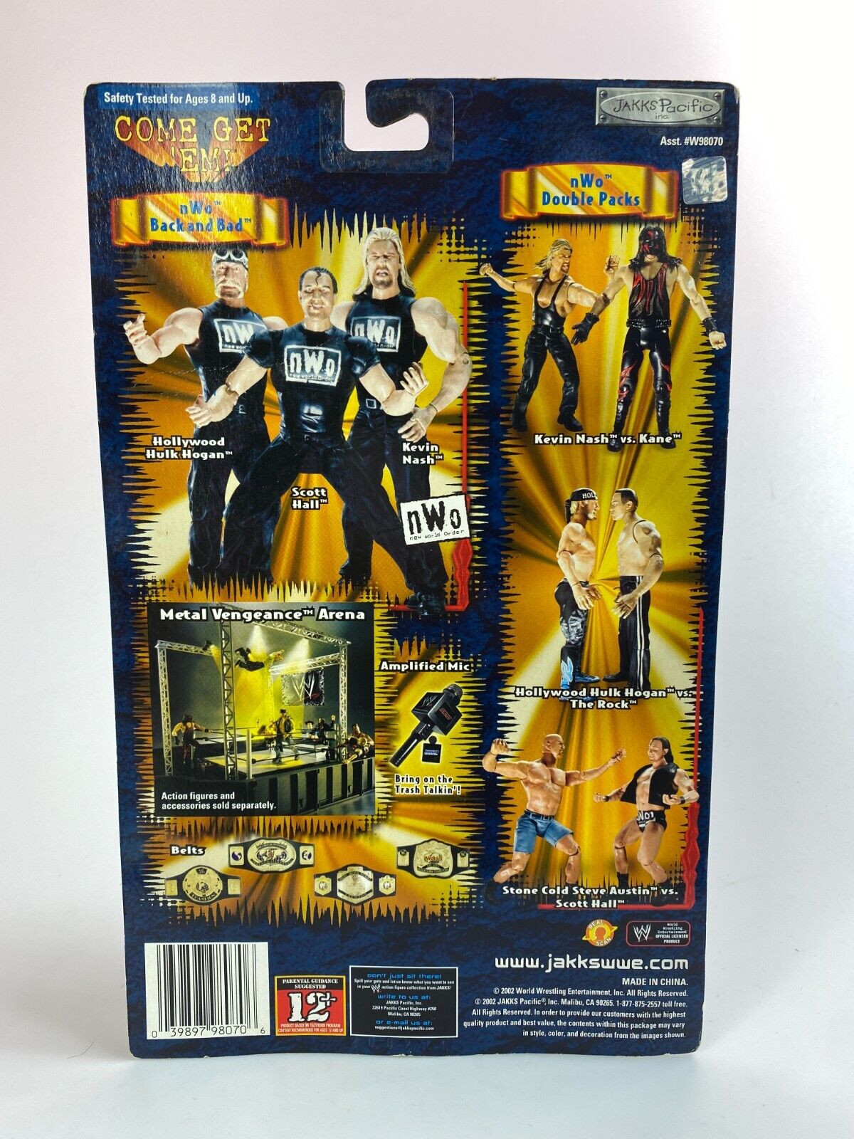 2002 WWE Jakks Pacific R-3 Tech WrestleMania X8 Maven