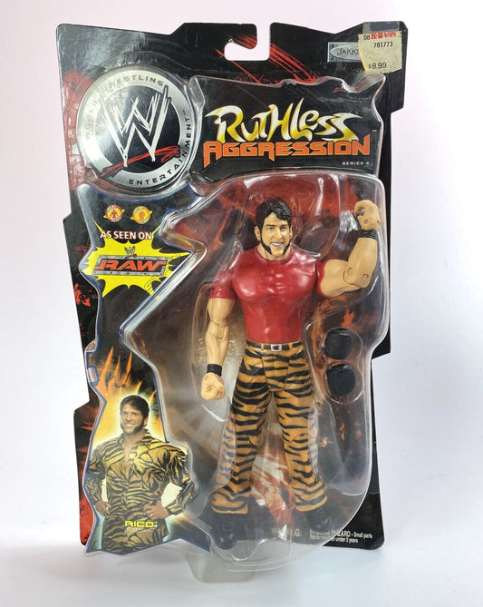 2003 WWE Jakks Pacific Ruthless Aggression Series 4 Rico [Rerelease]