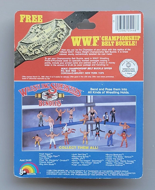 1986 WWF LJN Wrestling Superstars Bendies Jesse "The Body" Ventura