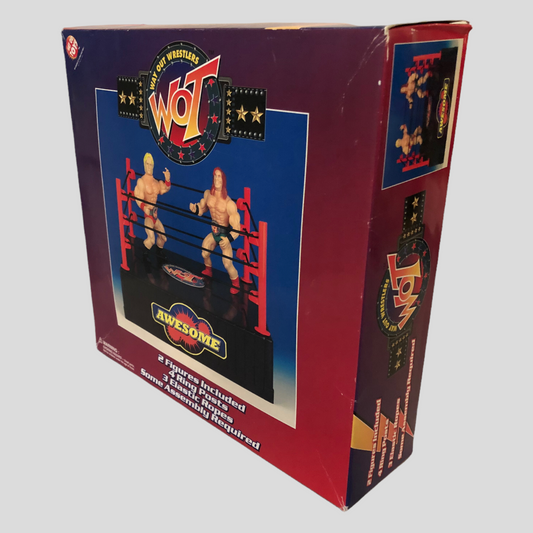 Way Out Toys Bootleg/Knockoff Way Out Wrestlers Ring [With Ric Flair & Ultimate Warrior]