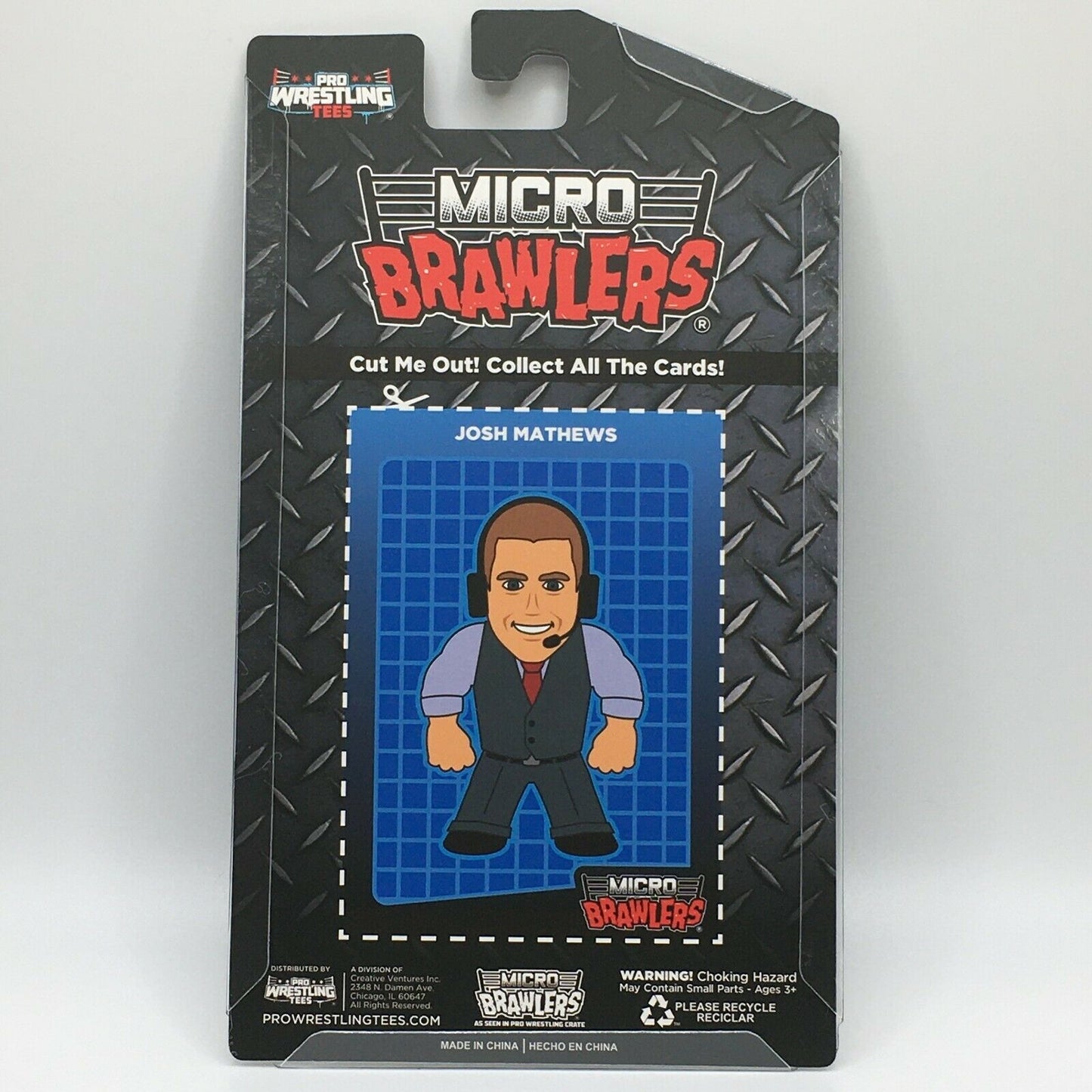 2022 Pro Wrestling Tees Micro Brawlers Limited Edition Josh Mathews