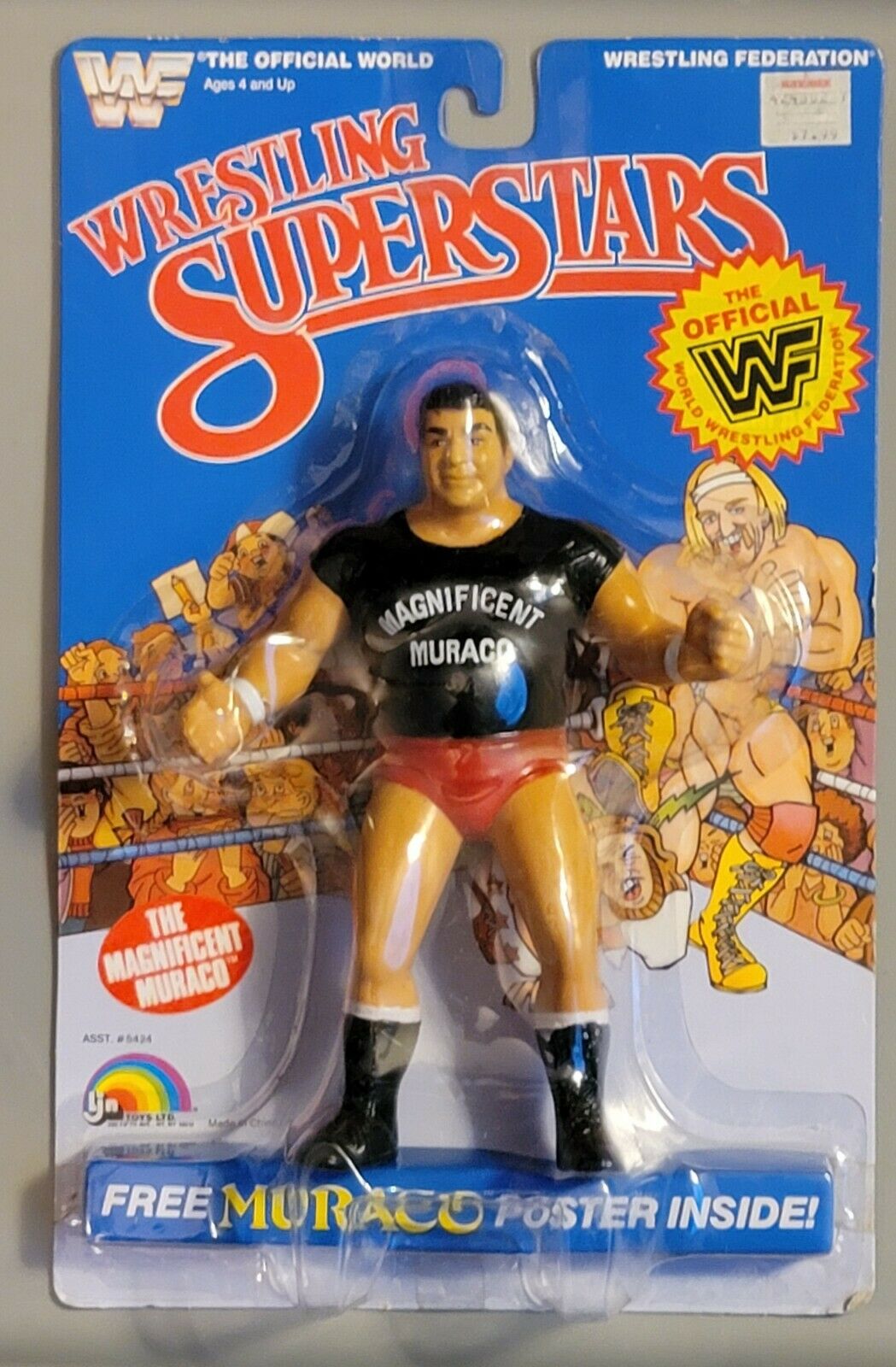 1986 WWF LJN Wrestling Superstars Series 3 The Magnificent Muraco