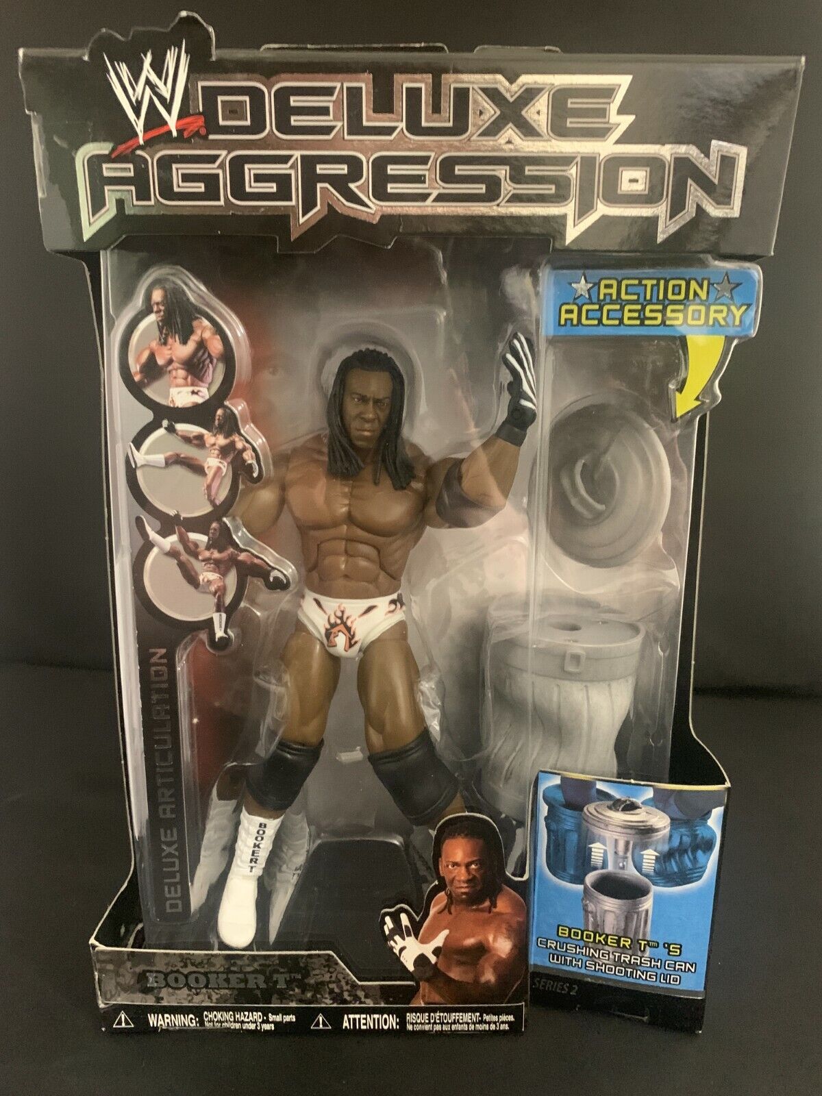 WWE Booker T Best of Ruthless Aggression Elite Collection Action Figure  with Accessory