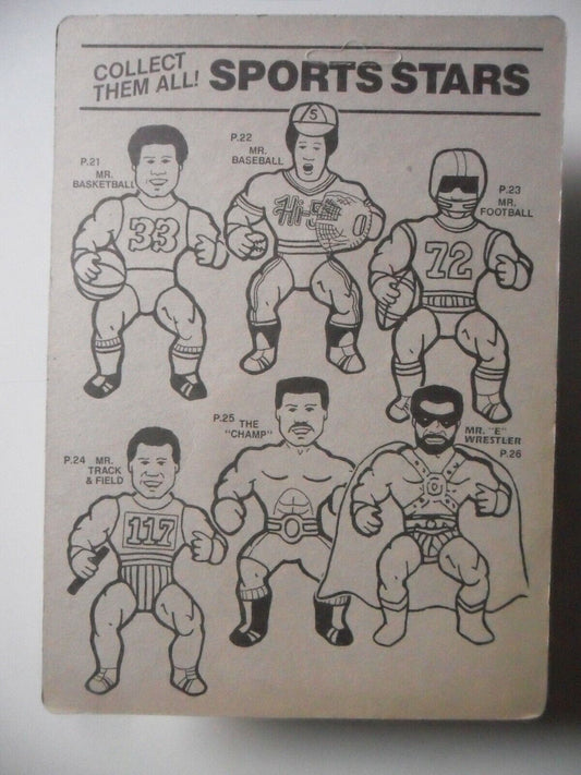 1987 Olmec Toys Hi*5 Sports Stars Mr. "E" Wrestler