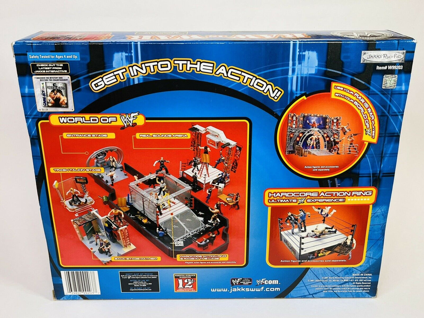 2001 WWF Jakks Pacific Titantron Live Raw Is War Entrance Stage Playset