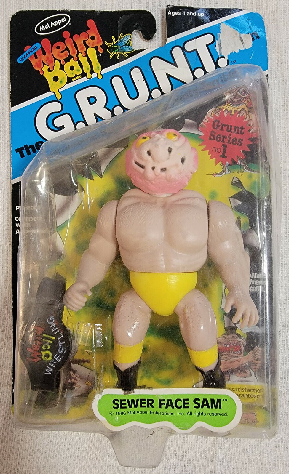 1986 Mel Appel Unofficial Weird Ball The G.R.U.N.T. Team Sewer