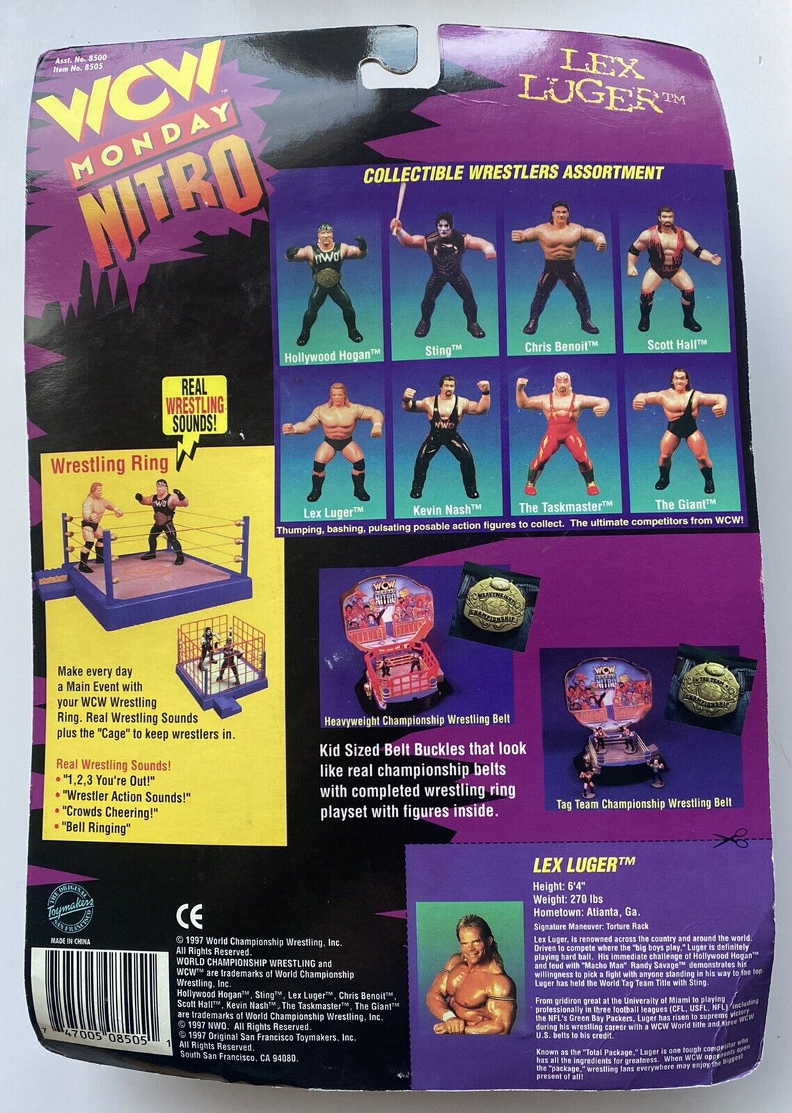 1997 WCW OSFTM Vibrating Lex Luger