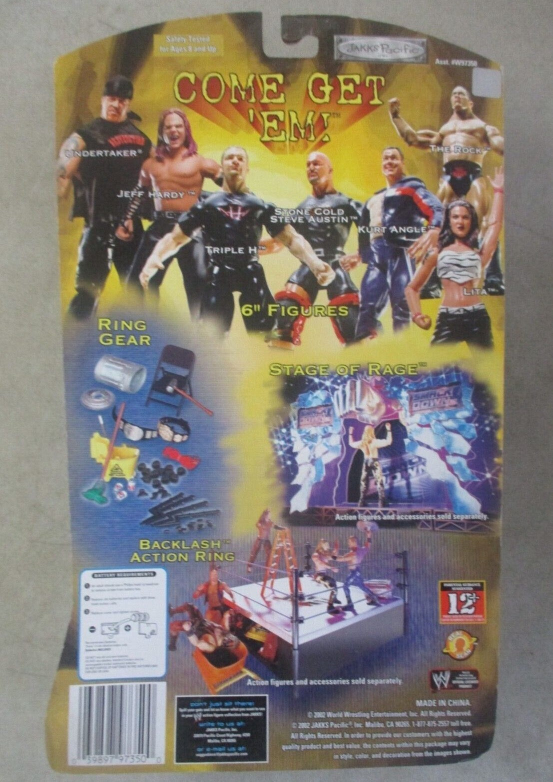 2002 WWE Jakks Pacific Titantron Live Signature Jams "Slam Grooves" Stone Cold Steve Austin