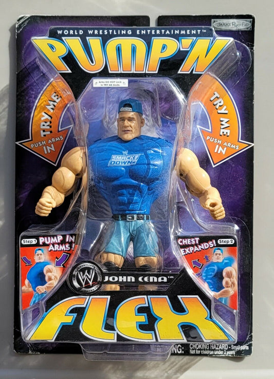 2004 WWE Jakks Pacific Pump 'N' Flex Series 1 John Cena