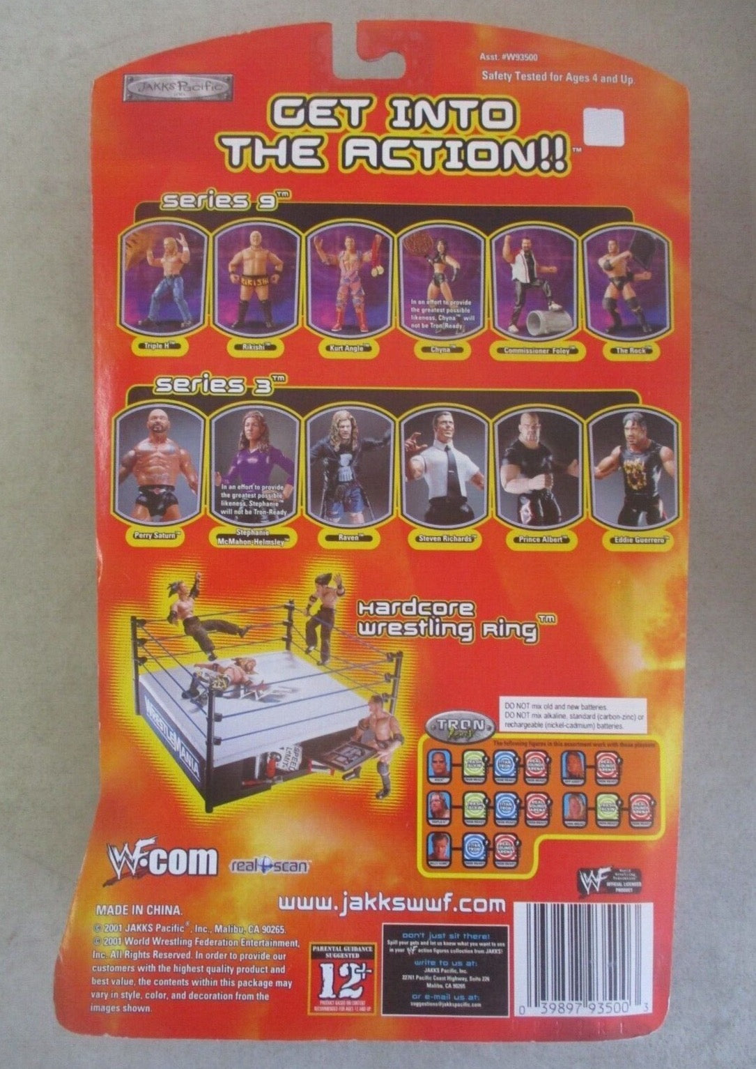 2001 WWF Jakks Pacific Titantron Live Signature Jams Series 1 Chris Jericho