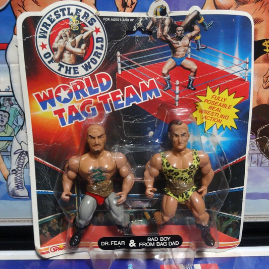 Sparkle Wrestlers of the World Bootleg/Knockoff World Tag Team: Dr. Fear & Bad Boy from Baghdad