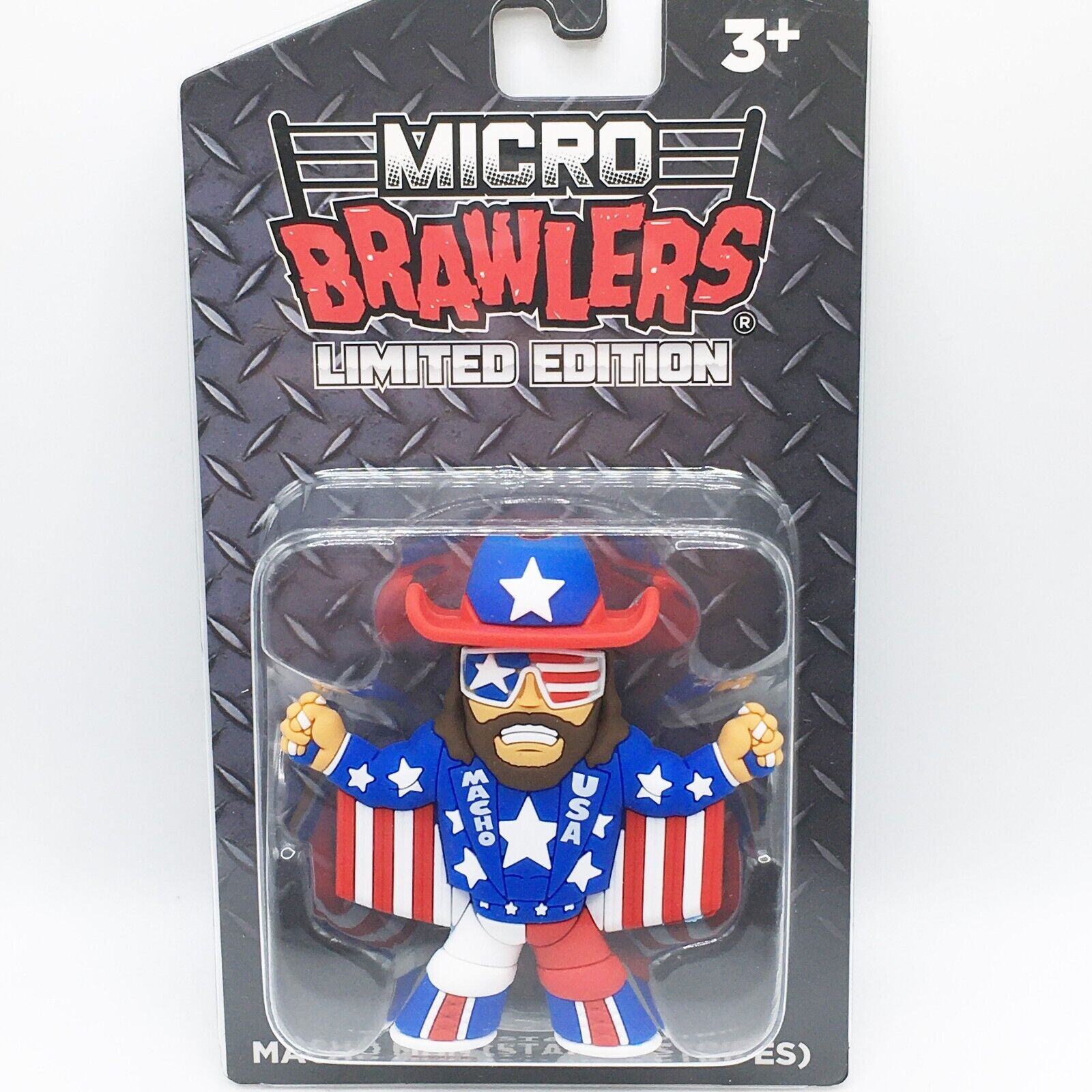 Micro Brawlers - Macho Man (Black & White)