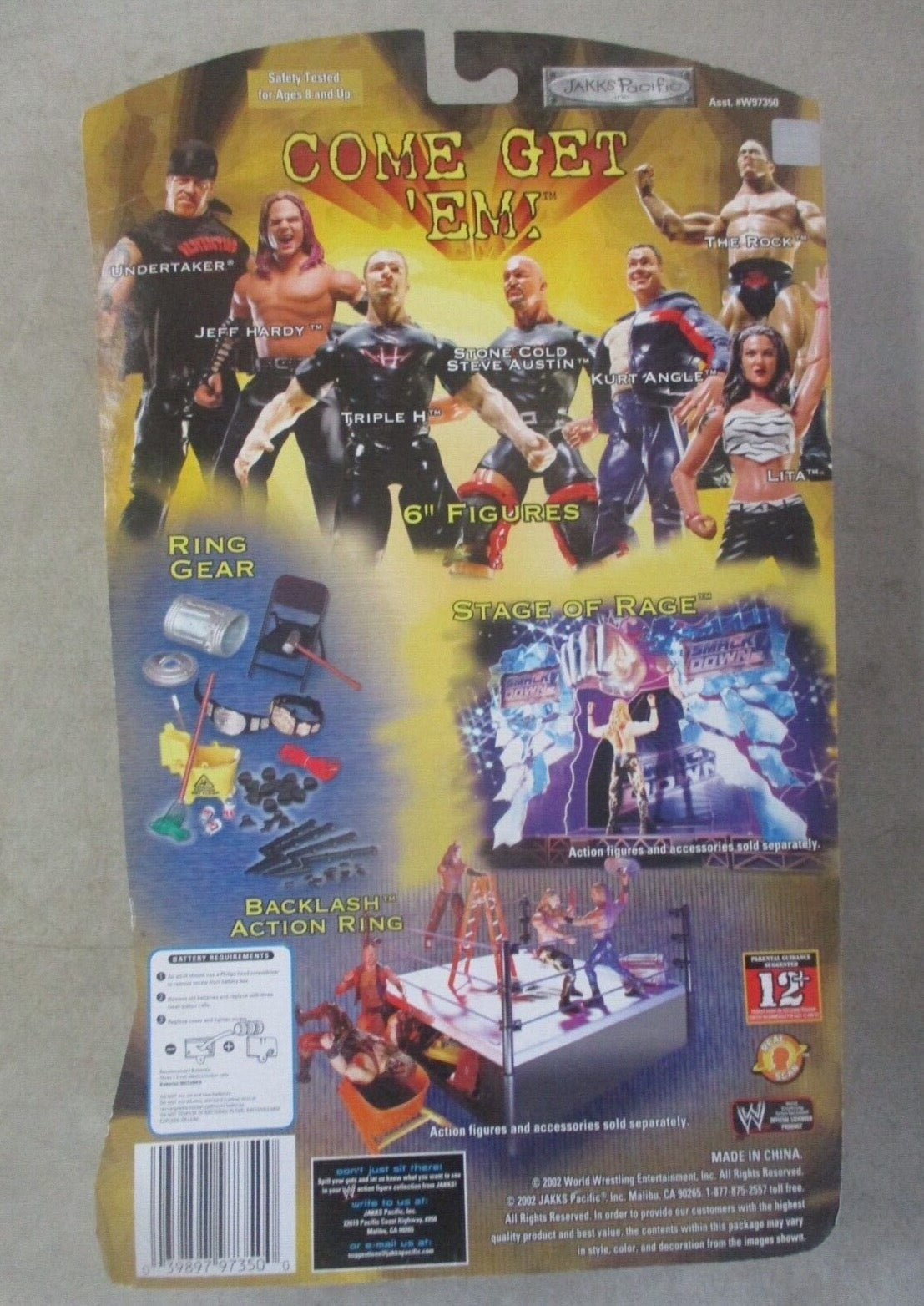 2002 WWE Jakks Pacific Titantron Live Signature Jams "Slam Grooves" The Rock