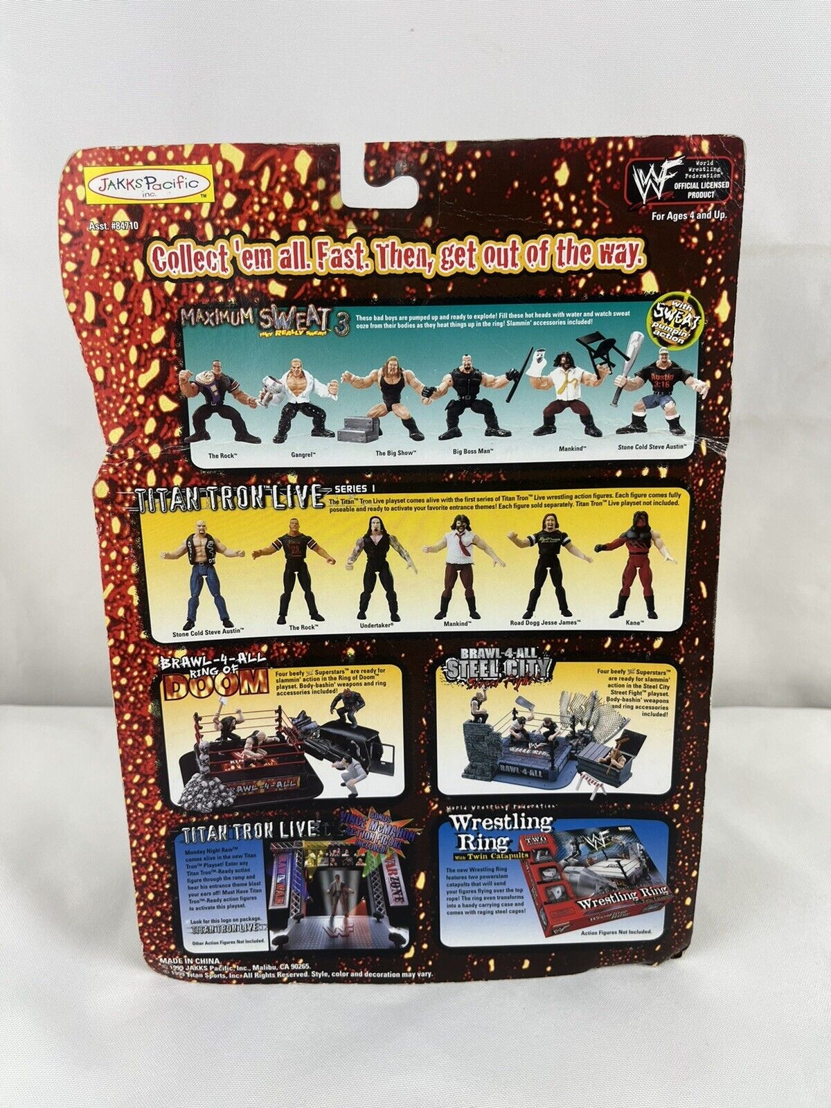 1999 WWF Jakks Pacific Maximum Sweat Series 3 Stone Cold Steve Austin