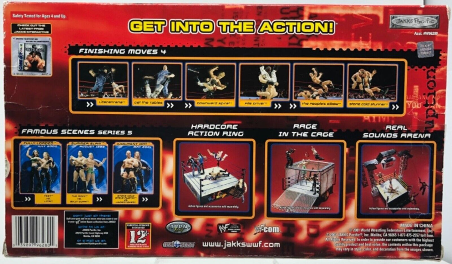 2001 WWF Jakks Pacific Titantron Live "Corporate Corruption " Box Set: Stone Cold Steve Austin, Vince McMahon & Triple H