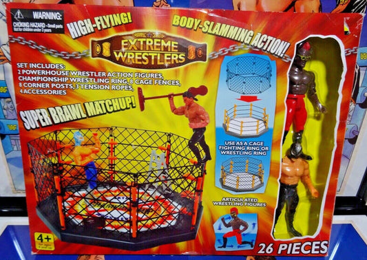 Extreme Wrestlers Super Brawl Matchup Bootleg/Knockoff Playset [Set A]