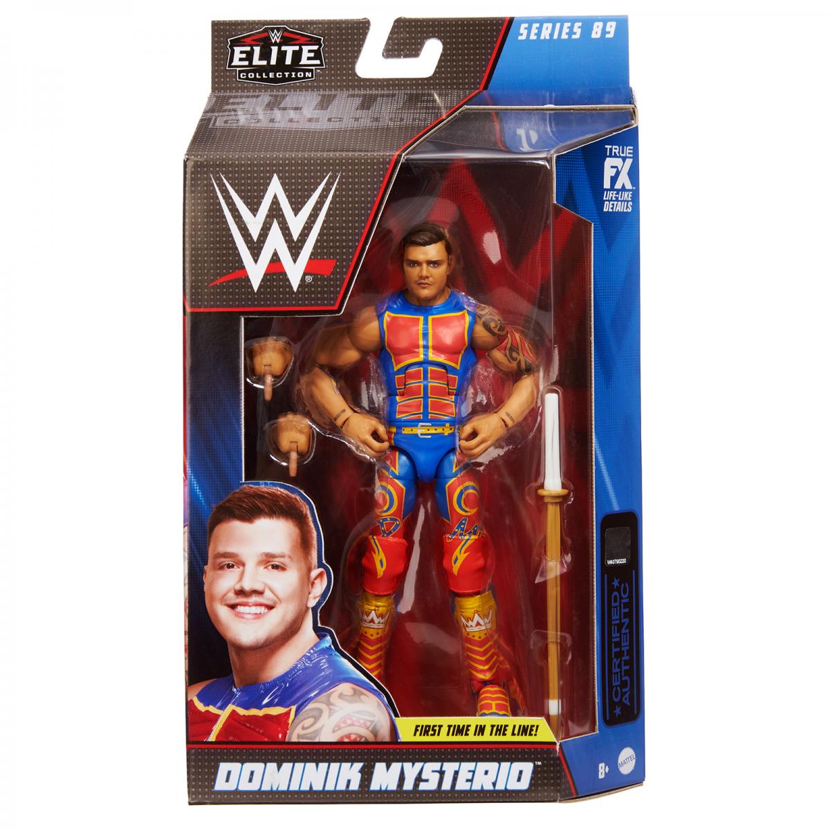 Mattel WWE Elite-actiefiguur en accessoires, serie #119, 6 Collectible Dominik Mysterio met 25 scharnierpunten en verwisselbare handen Mattel WWE Elite-actiefiguur en accessoires, serie #119, 6 Collectible Dominik Mysterio met 25 scharnierpunten en verwisselbare handen