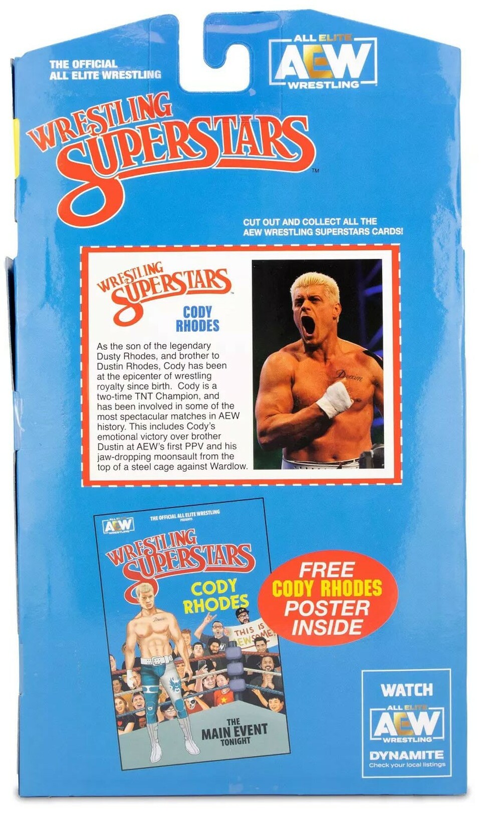 2021 AEW Jazwares Unmatched Collection Series 1 #08 Walmart Exclusive Cody Rhodes