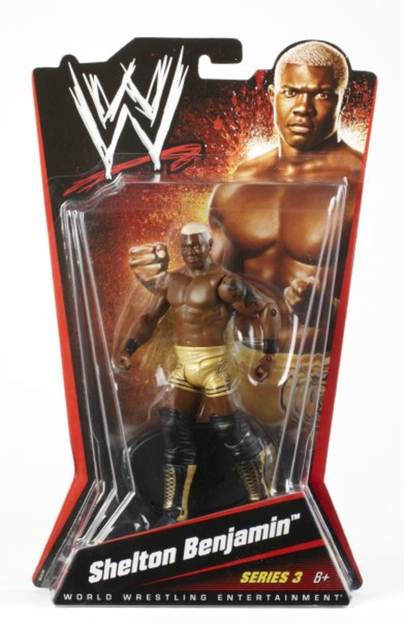 Wwe shelton benjamin clearance action figure