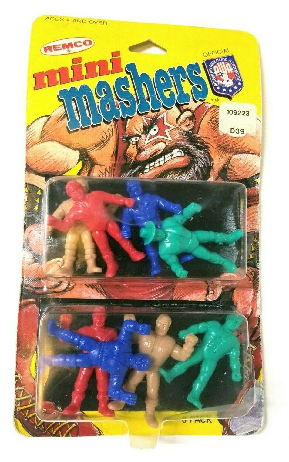 1986 AWA Remco Mini Mashers Mini Mashers 8-Pack