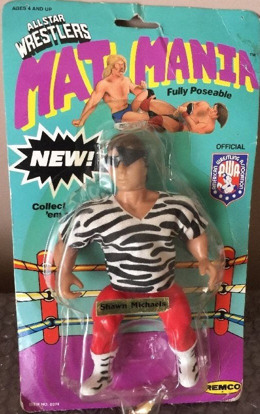 1986 AWA Remco All Star Wrestlers Series 5 "Mat Mania" Shawn Michaels
