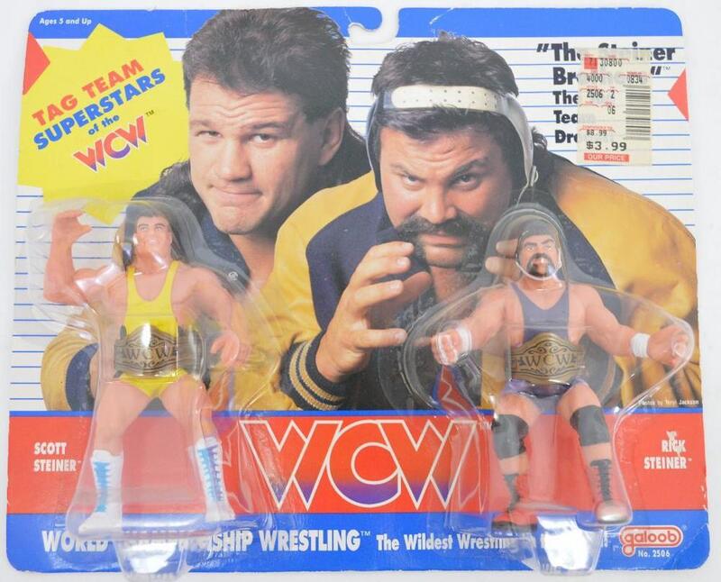1990 WCW Galoob Series 1 The Steiner Brothers: Scott Steiner
