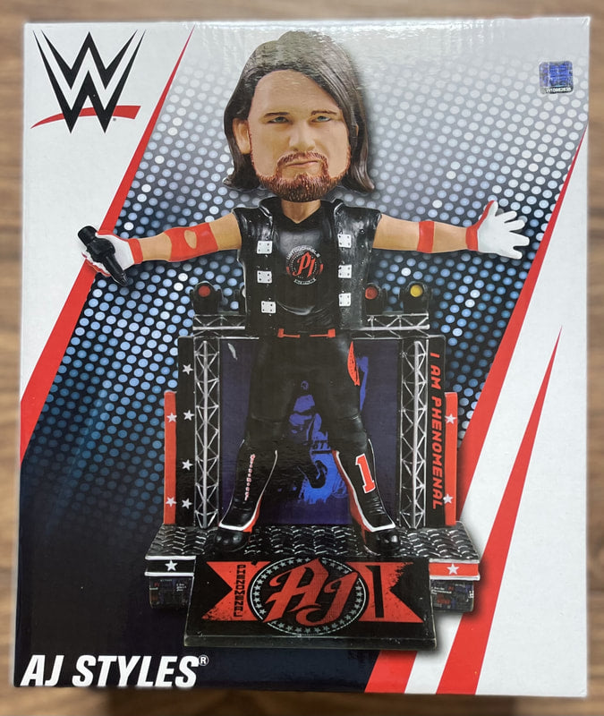 2019 WWE FOCO Bobbleheads Limited Edition AJ Styles