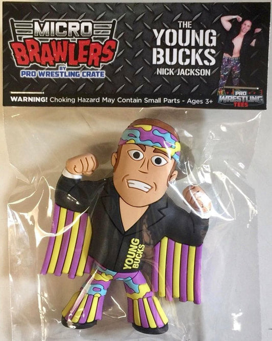 2017 Pro Wrestling Tees Crate Exclusive Micro Brawlers Nick Jackson [May]