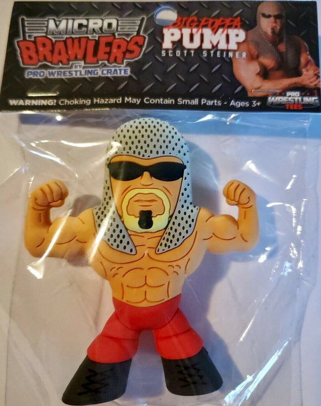 2019 Pro Wrestling Tees Micro Brawlers Series 4 "Big Poppa Pump" Scott Steiner
