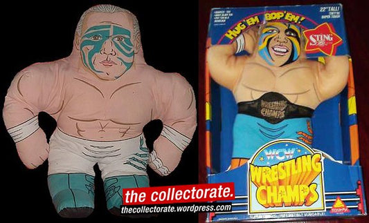 1991 WCW Toy Max Wrestling Champs UK Exclusive Sting