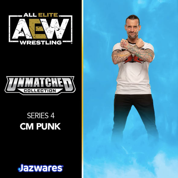 2022 AEW Jazwares Unmatched Collection Series 4 #25 CM Punk
