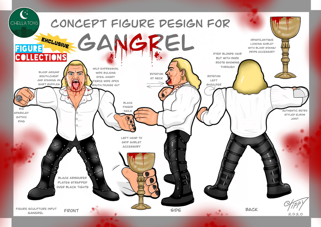 2023 FC Toys Wrestling Megastars Series 2 Gangrel