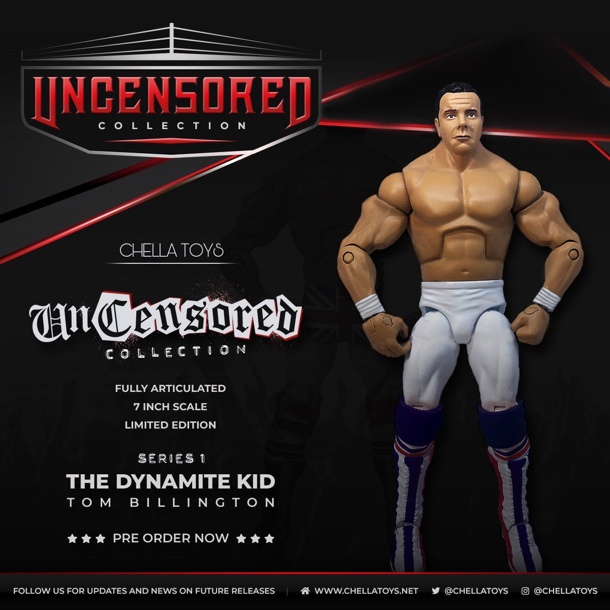2022 Chella Toys Uncensored Collection Series 1 The Dynamite Kid