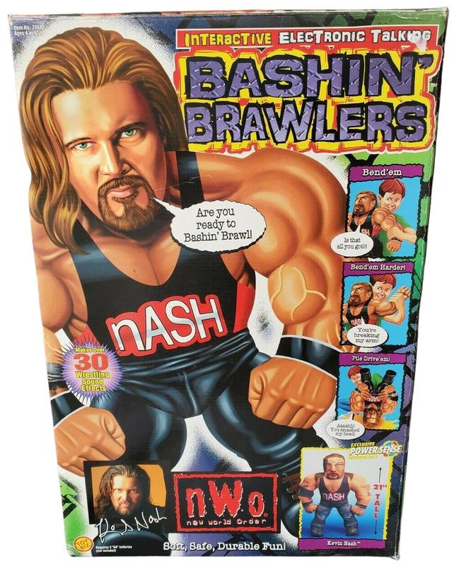 1998 WCW Toy Biz Bashin' Brawlers Series 2 Kevin Nash