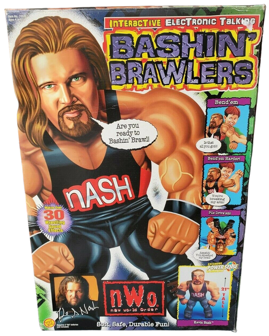 1998 WCW Toy Biz Bashin' Brawlers Series 2 Kevin Nash