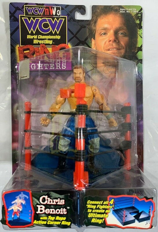 1999 WCW Toy Biz Ring Fighters Chris Benoit [With Blue Tights]