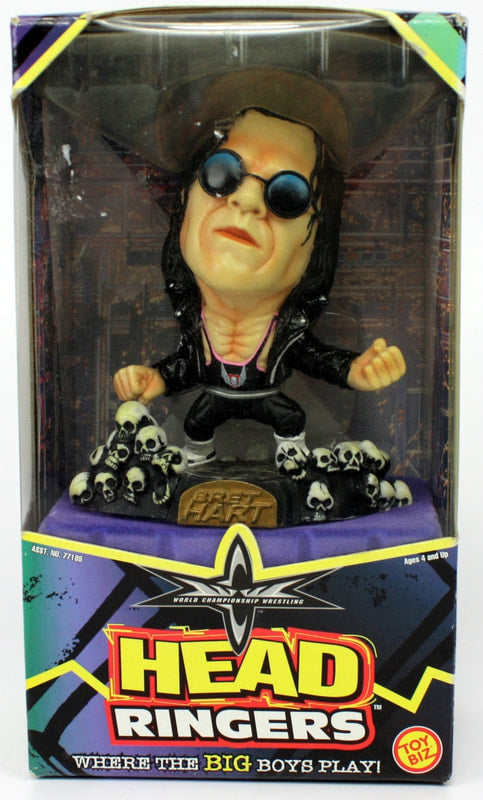 2000 WCW Toy Biz Head Ringers Series 2 Bret Hart
