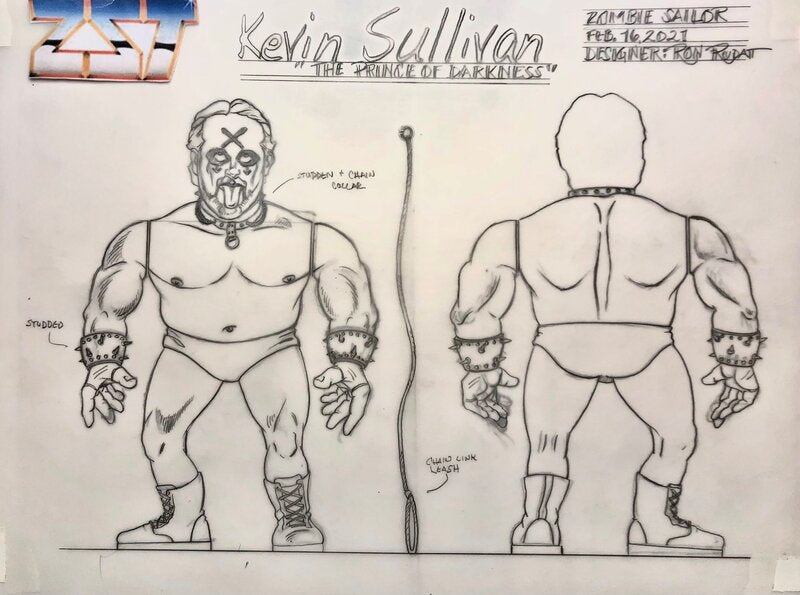 2023 Zombie Sailor's Toys Wrestling's Heels & Faces Series 2 Kevin Sullivan