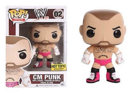 2014 WWE Funko POP! Vinyls 02 CM Punk [With Pink Trunks, Exclusive]