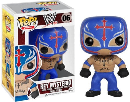 2014 WWE Funko POP! Vinyls 06 Rey Mysterio [With Blue Gear]