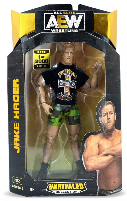 2021 AEW Jazwares Unrivaled Collection Series 6 #52 Jake Hager [Rare Edition]