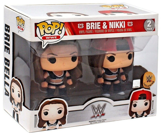 2016 WWE Funko POP! Vinyls 2-Pack: Brie & Nikki [With Black Gear, Exclusive]