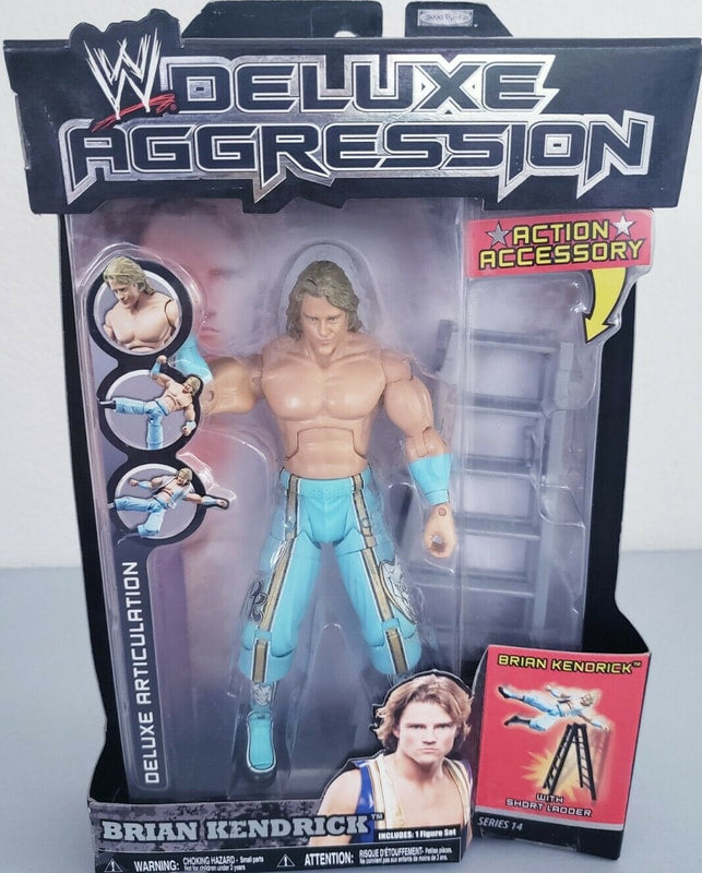 2008 WWE Jakks Pacific Deluxe Aggression Series 14 Brian Kendrick