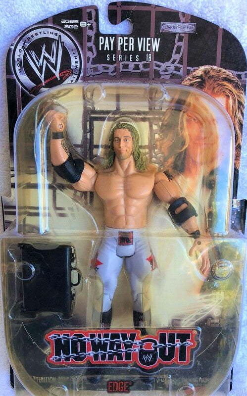 2008 WWE Jakks Pacific Ruthless Aggression Pay Per View Series 18 "No Way Out" Edge