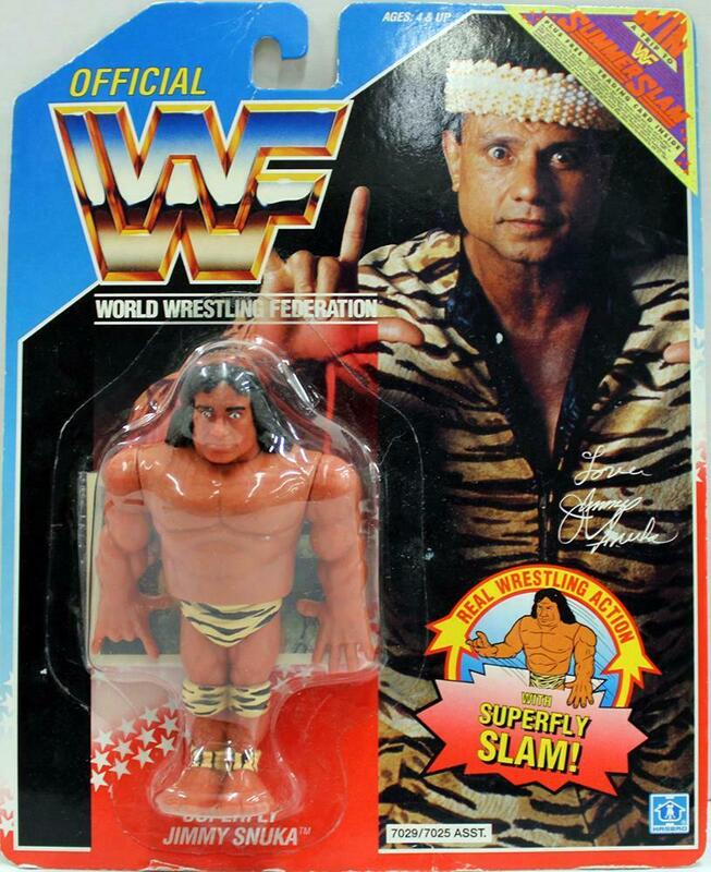 1991 WWF Hasbro Series 2 Jimmy Snuka with Superfly Slam!