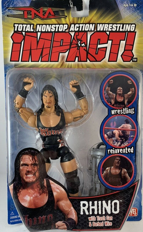 2006 Total Nonstop Action [TNA] Wrestling Impact! Marvel Toys Series 4 Rhino