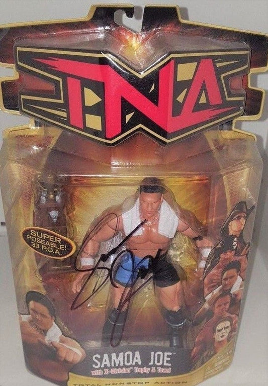 2006 Total Nonstop Action [TNA] Marvel Toys Series 5 Samoa Joe [With Blue & Black Trunks]