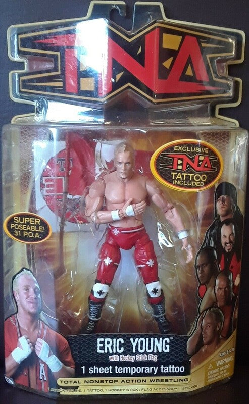 2007 Total Nonstop Action [TNA] Marvel Toys Series 8 Eric Young [With Red Tights]